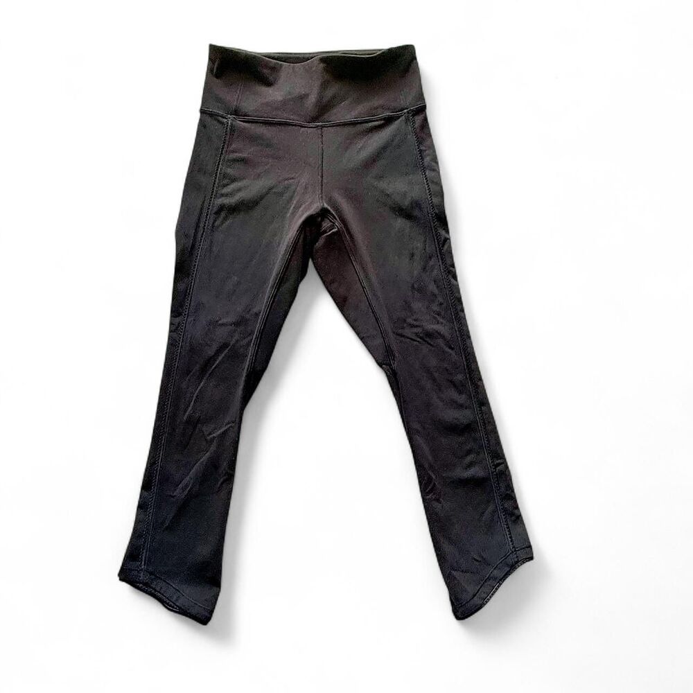 Lululemon High Rise Leggings Black Size 4 Inseam 22" Activewear